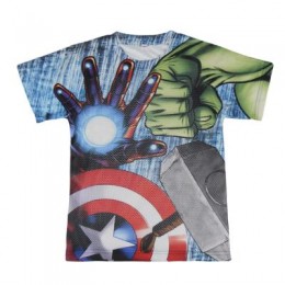 Avengers Camiseta Malla M/C  T- 6 Años