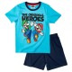 Mario Bross Pijama Azul Talla 10 años