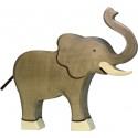 Elefante de Madera 18 Cm.