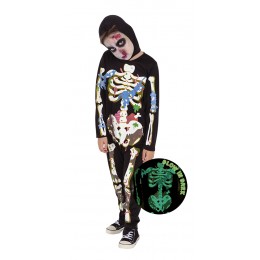 Disfraz Infantil Zombies Esqueleto T-L