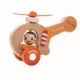 Helicóptero infantil juguete de madera