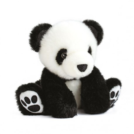 Peluche Oso Panda Negro 17 Cm.