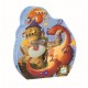 Djeco Puzzle Vaillant y el Dragón 54 Pcs