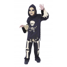 Disfraz Niño Esqueleto C/Ojos Mov. T/M