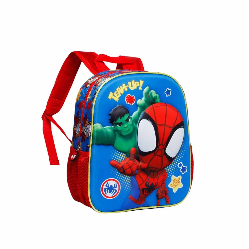 Marvel Mochila Spiderman para niños y niñas | Mochila escolar Spiderman  para niños | Mochilas para niños | Producto oficial de Spiderman, Rojo -
