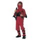 Disfraz Infantil Ninja Rojo T-S