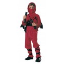 Disfraz Infantil Ninja Rojo T-S