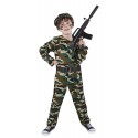Disfraz Infantil Soldado de combate T-M