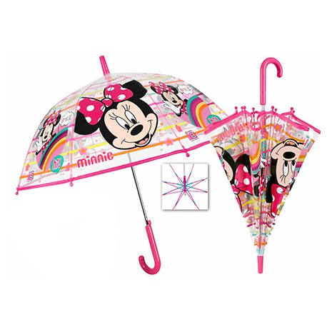 Paraguas Infantil Minnie 45/8 fibra Vidr