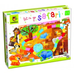 Juego puzzle Ludattica vamos de safari