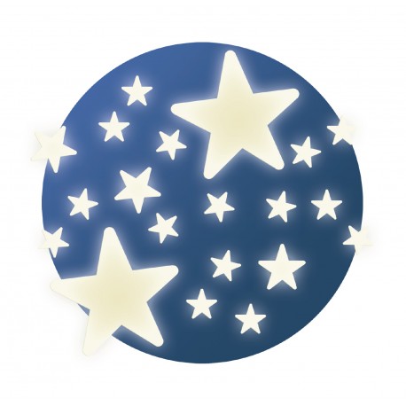 Djeco Stickers Fosforescentes Estrellas